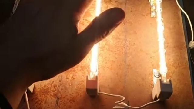 Обогреватель на галогеновых лампах. продолжение 2. смотреть онлайн