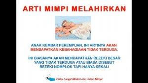 Arti Mimpi Melahirkan Anak