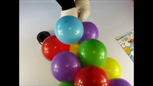 ШЕСТЁРКА (цифра 6) или ДЕВЯТКА (цифра 9) ИЗ ВОЗДУШНЫХ ШАРОВ своими руками Balloon Numbers
