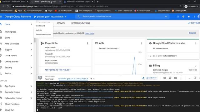 Continuous Delivery with Jenkins in Kubernetes Engine | Qwiklabs смотреть онлайн