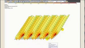 Арочное бескаркасное покрытие на базе тарпециевидного тонкостенного проката. Прочность. ЛИРА-САПР.