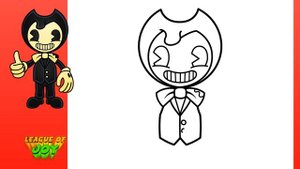 How to DRAW BENDY - Bendy and the Dark Revival