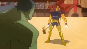 Hulk vs Beta Ray Bill- planet hulk