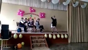 Сашка 8 класс сценка на День Учителя