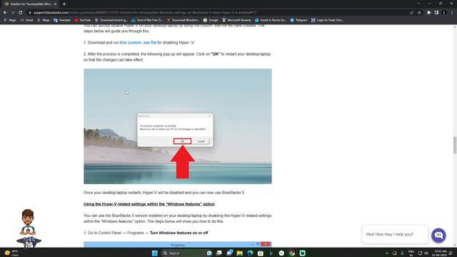 How To Disable Hyper V In Windows 11 Or Windows 10 BlueStacks Incompatible Windows Not Opening Fix смотреть онлайн