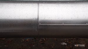 Теплоизоляция наружного трубопровода теплосети МОЭК, Москва