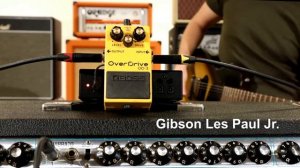BOSS OD-3 review with Fender Telecaster and Gibson Les Paul Junior
