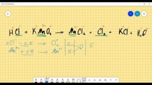 HCl+KMnO4=MnCl2+Cl2+KCl+H2O Расстановка коэффициентов методом электронного баланса в ОВР 10.47б