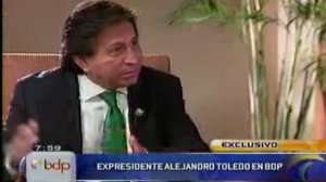 Entrevista a Alejandro Toledo en Buenos Días Perú - Parte III