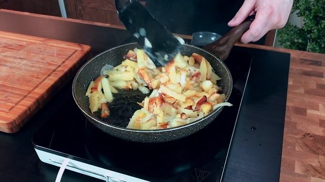 Идеальный завтрак! Или как вкусно пожарить картофель