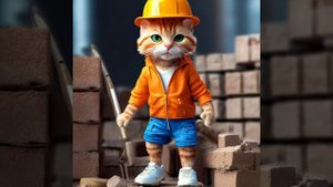 Котик разбил телефон, но он не сдался и заработал на новый телефон. Мяу Мяу Мяу. #cat