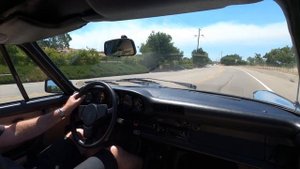 1983 Porsche 911SC Cabriolet Driving