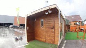 Бани-бочки на парковке МЕГА АШАН ИКЕА