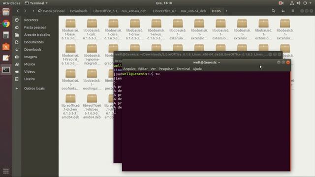 INSTALANDO LIBREOFFICE NO UBUNTU/LINUX DIRETO DO SITE OFICIAL смотреть онлайн