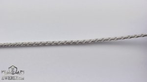 Плетение Бисмарк, мужская серебряная цепь из серебра 925 пробы.