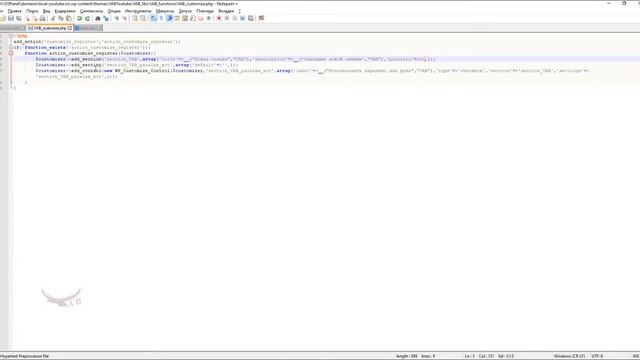 чекбокс(checkbox). Регистрация новой секции (опции) в кастомайзере(настройщик) вордпресс(wordpress) смотреть онлайн