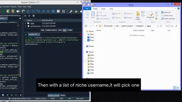Instagram automation with python code | Instagram python BOT