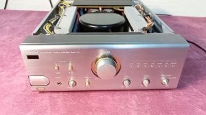 Усилитель Denon PMA-7,5S Presta (1994 г.в.), комментарий от мастера о проделанной работе по профилак