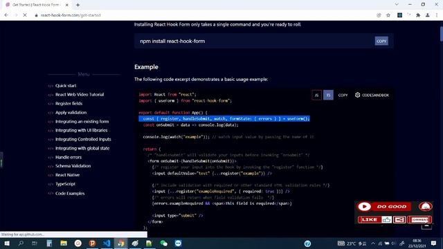 #7 Validate Number Input with React Hook Form v7 - React Micro Project for Beginners
