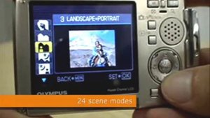 Olympus MJU 770 SW - demonstration video