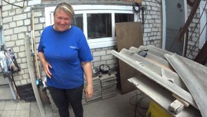 Как распилить и просверлить шифер, для кровли! How to cut and drill slate for the roof!
