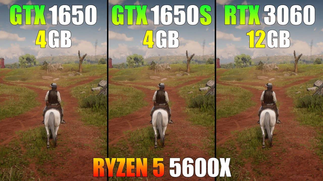 RTX 3060 - GTX 1650 - GTX 1650 Super | Ryzen 5 5600X | 10 игр | 1080p смотреть онлайн