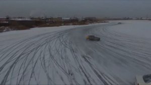 VW Golf Mk2 vs Jetta | GoTort | Гонки на гвоздях по льду |Аэросъемка | Валим боком Курган