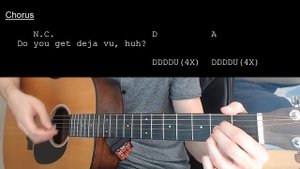 Olivia Rodrigo – Deja Vu EASY Guitar Tutorial With Chords / Lyrics