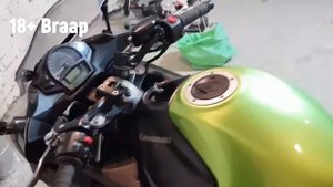 Kawasaki ER6F готов. Ввалил в него кучу денег и не зря. Этот мотоцикл на кажлый день. (18+)