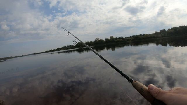Отводной поводок со стримером. Ловля окуня на Поппер.