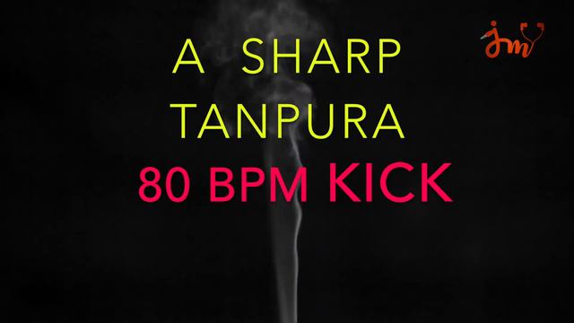 Tanpura A sharp | 80 BPM | JEONA MUSIC SCHOOL смотреть онлайн