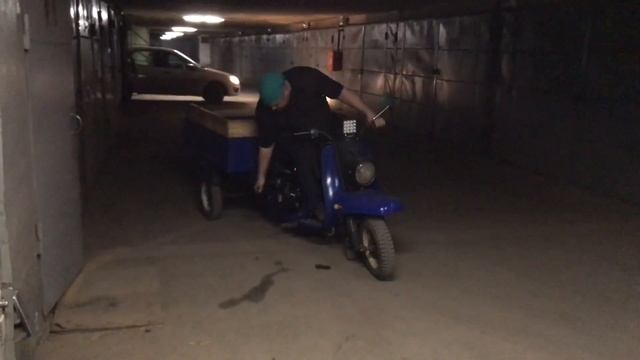 Мотороллер Муравей и мотор Лифан 15 л/с смотреть онлайн