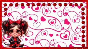 Футаж "Дерзкая бунтарочка"