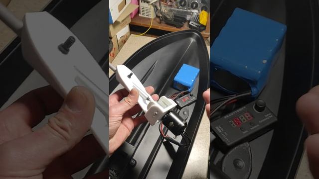 Моторама с дейдвудом для нового корпуса кораблика для рыбалки АТОМ смотреть онлайн