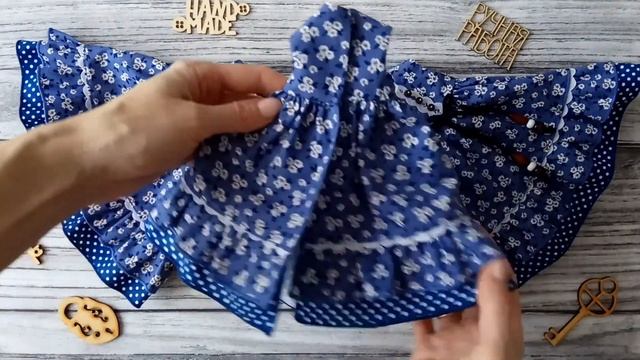 Удлиненное платье для кукол Паола Рейна и Бержуан. смотреть онлайн