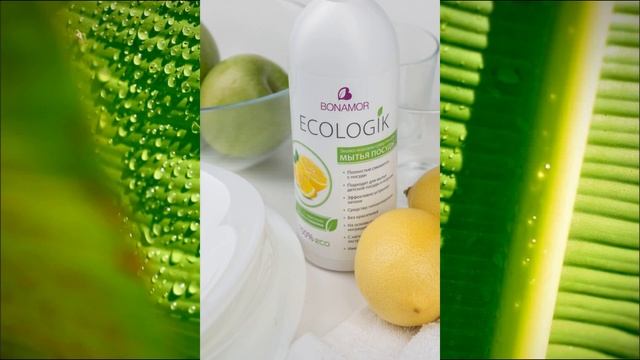 ЭКОЛОГИК новая серия экологичных средств для дома  Первое средство ECOLOGIK для мытья посуды слайдш
