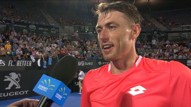 John Millman on-court interview (2R) | Sydney International 2019