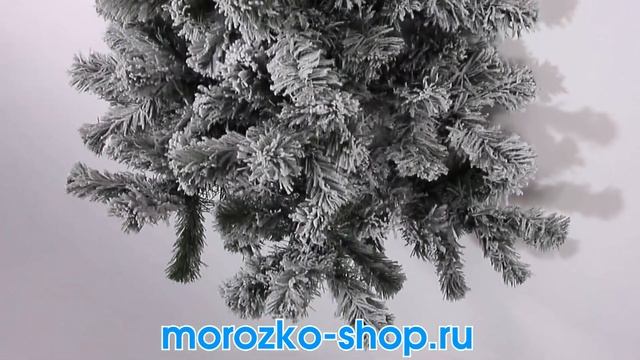 Искусственная елка НАСТЕННАЯ ЗАСНЕЖЕННАЯ ФЛОКИРОВАННАЯ, 1,2 м, Ели PENERI E1912FL