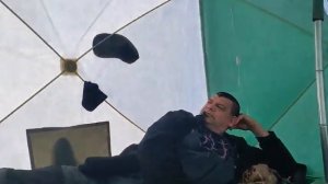 Зимняя рыбалка в палатке Стек Куб 2 Лонг.