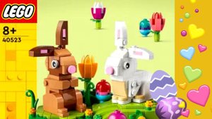 LEGO 40523 Пасхальные кролики Обзор набора лего