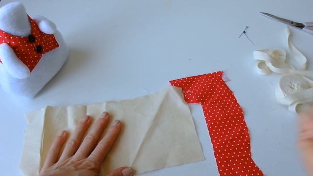 DIY: Снеговик-почтовик тильда мастер класс/шьем снеговика своими руками