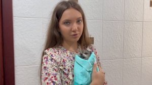 ПЕРВЫЕ ДНИ ЩЕНКА ДОМА? ПЕРВОЕ КУПАНИЕ ?