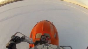 snowhawk/snow hawk/snowhawking 500 and 600 chase on a field crash at 3:10