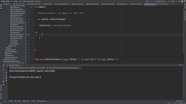 Let, apply, run, with, also, Scope functions in Kotlin | Kotlin Basics | Part 26  @codeforandroid