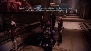 Mass Effect Legendary Edition Miranda thoughts on Omega (what a p*sshole)