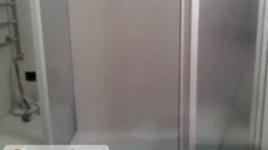 Шторка 3 створки Вотер, боковая шторка для прямоугольных ванн