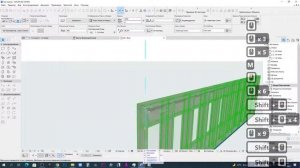 ArchiCAD 24 Tutorials / Видеоуроки ArchiCAD 24. Инструмент "Навесная стена" ЧАСТЬ 1