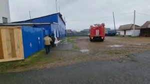 Пребытие новой пожарной машины в ПСЧ-50 Ирбейского района.