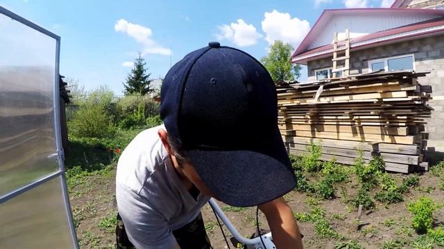 Мотоблок НЕВА МБ Компакт,первый запуск и вспашка. смотреть онлайн