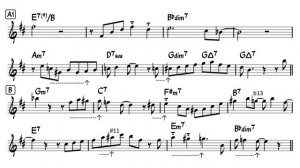 Corcovado (Quiet Nights of Quiet Stars) - Easy Solo Example for Tenor Sax